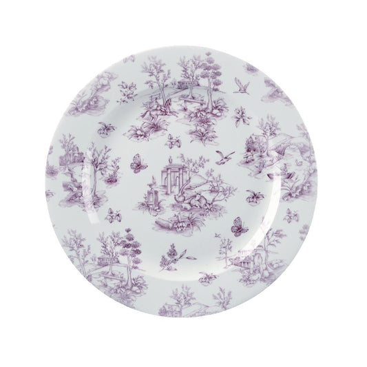 GF308 Churchill Toile Cranberry Bord 30.5cm (6 stuks)