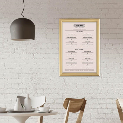 HU447 Europel Klemframe A3 25mm Goud