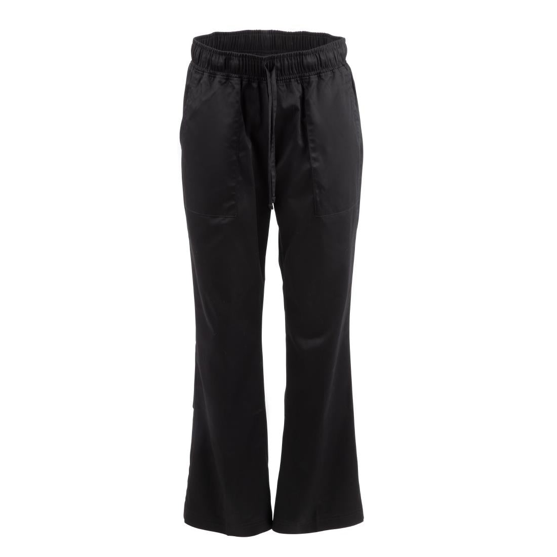 A431-S Chef Works Executive dames pantalon zwart S