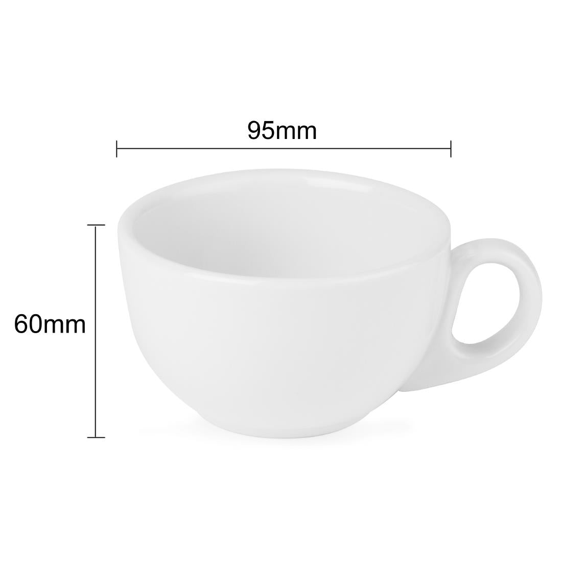 CC201 Olympia Athena cappuccinokopjes 22,8cl (24 stuks)