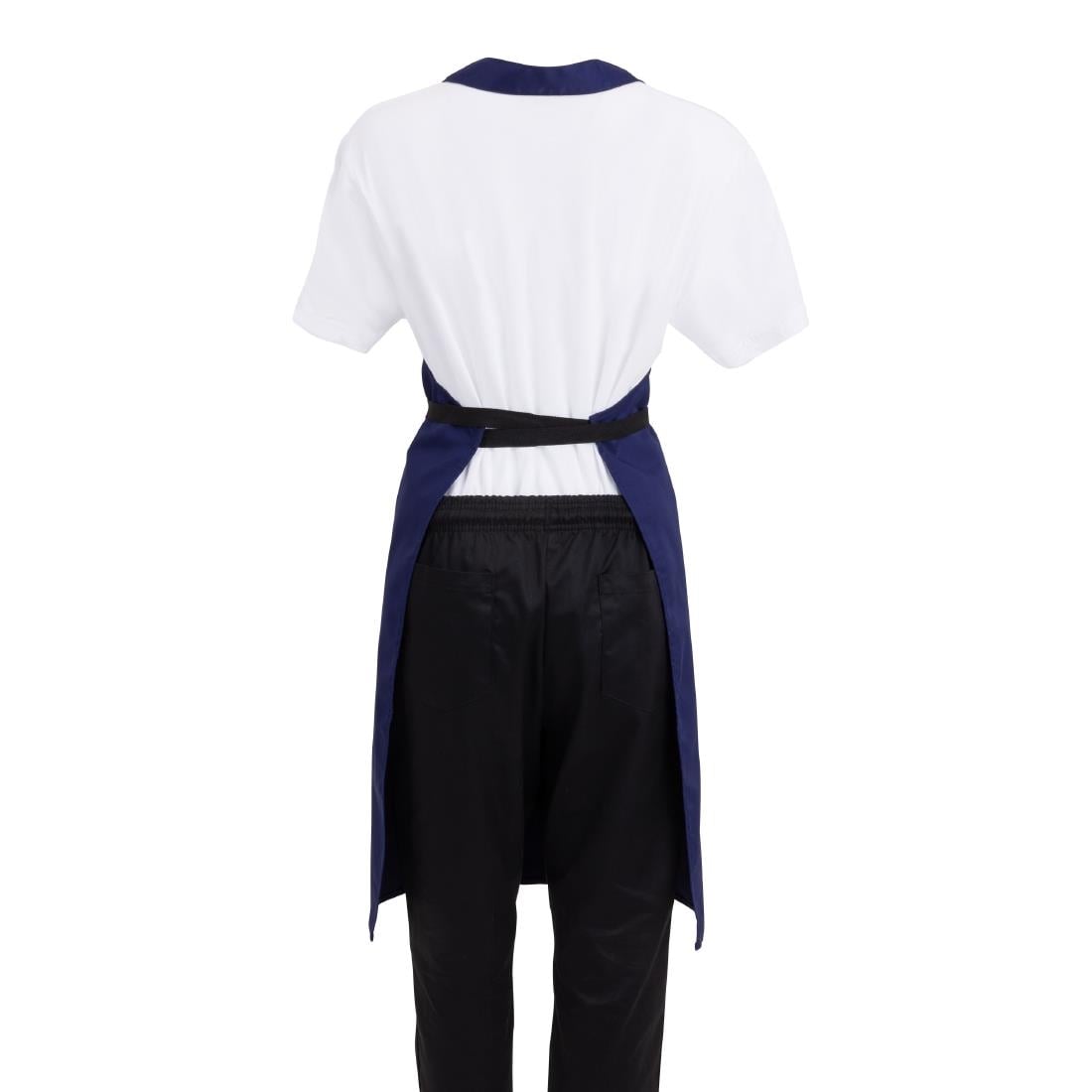 A543 Whites halterschort donkerblauw