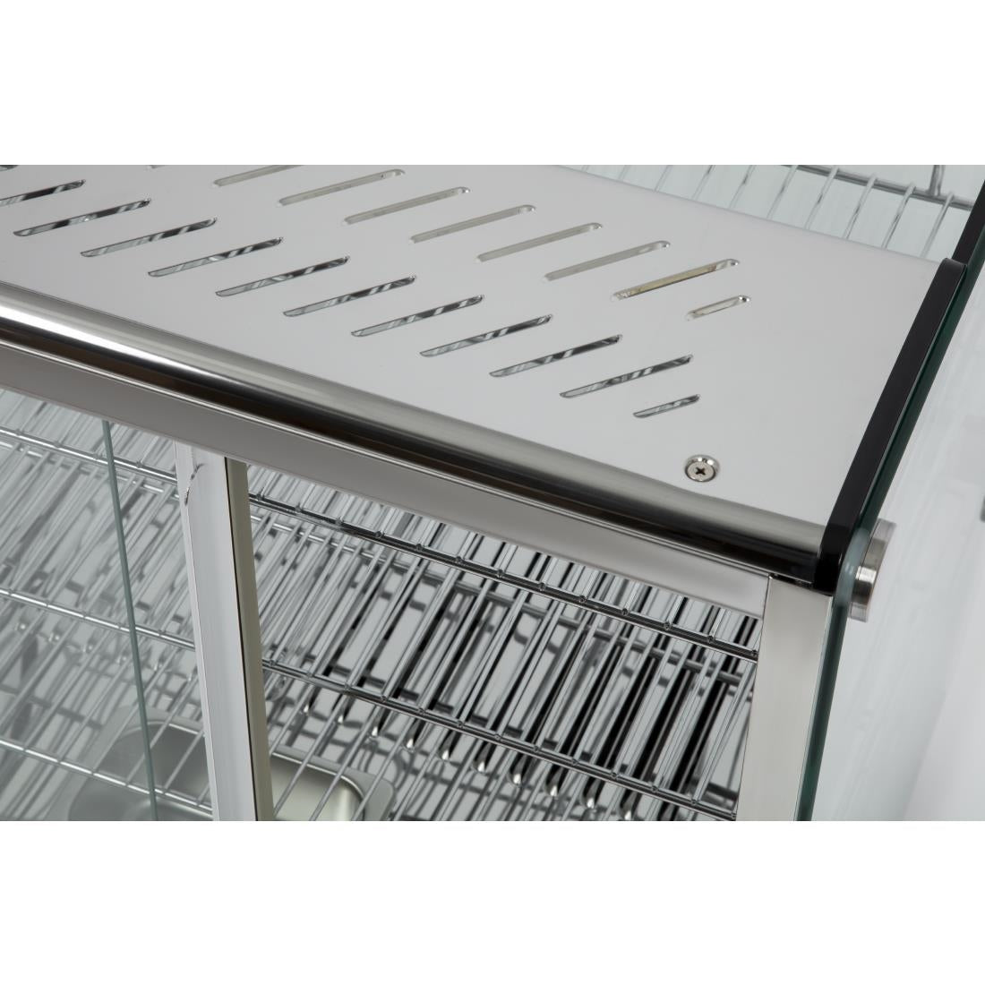 CD232 Buffalo warmhoudvitrine 160L 67(h) x 86,8(b) x 56,8(d)cm