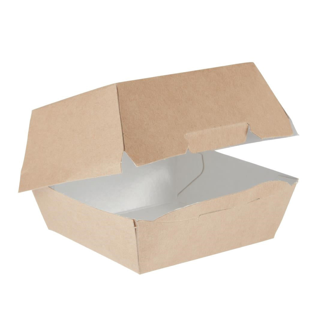 GE802 Colpac kraft hamburgerdoosjes composteerbaar standaard 10,8cm (250 stuks)