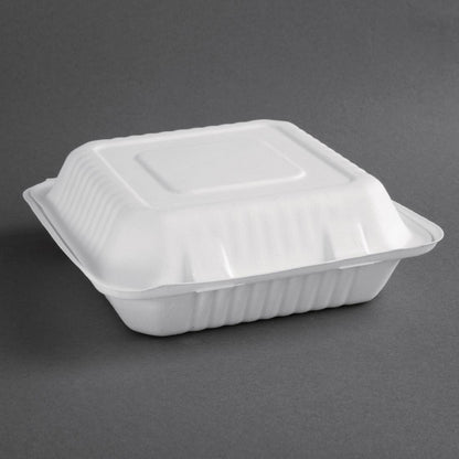 FC527 Fiesta Compostable composteerbare bagasse voedseldozen 236mm (200 stuks)