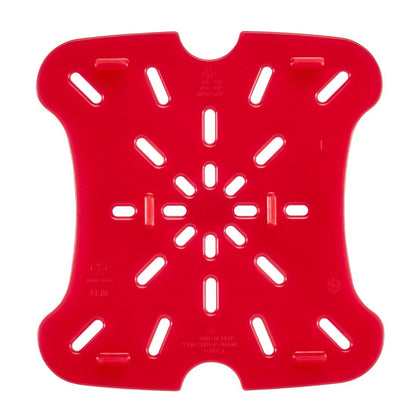 CU148 Cambro FreshPro Rood Afvoerrek 195 x 195 mm