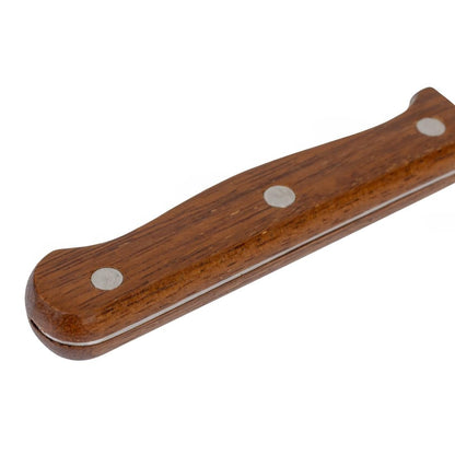 CS717 Olympia steakmessen met ronde punt hout (12 stuks)