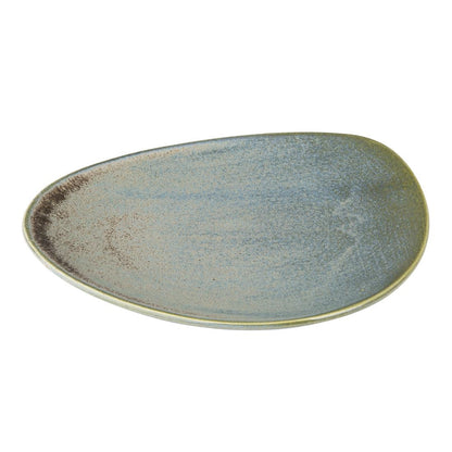 FU179 Olympia Ember Blauwe Driehoekige Borden 250mm (6 Stuks)