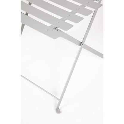 GH551 Bolero opklapbare terrasstoelen grijs (2 stuks)