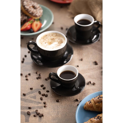 CU961 Olympia koffiekop zwart - 170ml (12 stuks)
