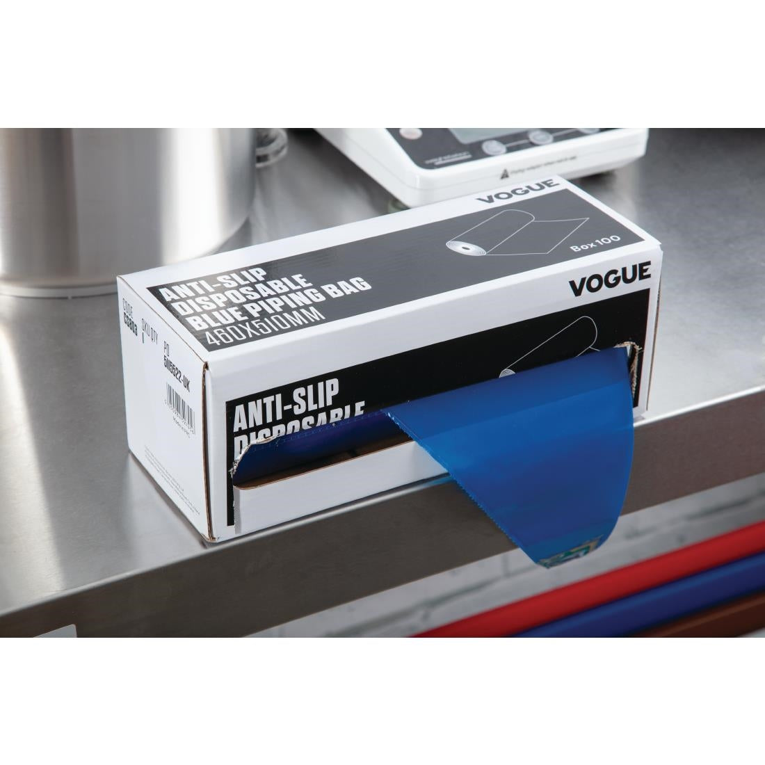 CS803 Vogue anti-slip disposable spuitzakken blauw (100 stuks)