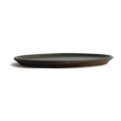 FA324 Olympia Canvas ronde borden met smalle rand groen 26,5cm (6 stuks)