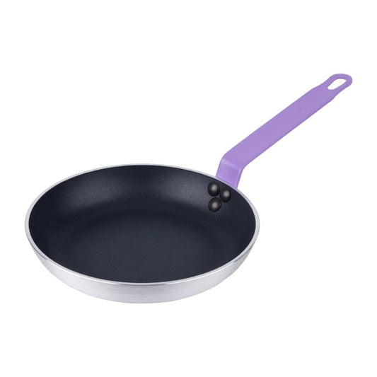 FB477 Hygiplas Teflon Platinum Plus anti-aanbak koekenpan 240mm groen paars
