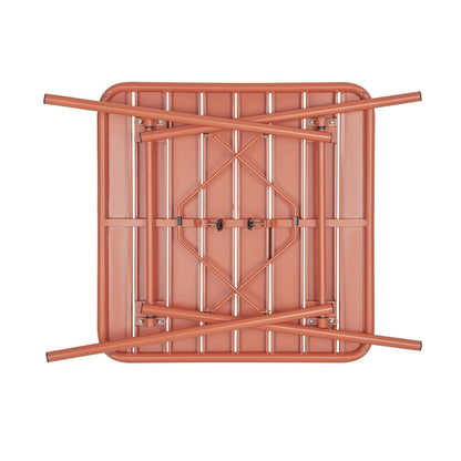 CK064 Bolero Terracotta vierkante stalen lattentafel - 700 mm