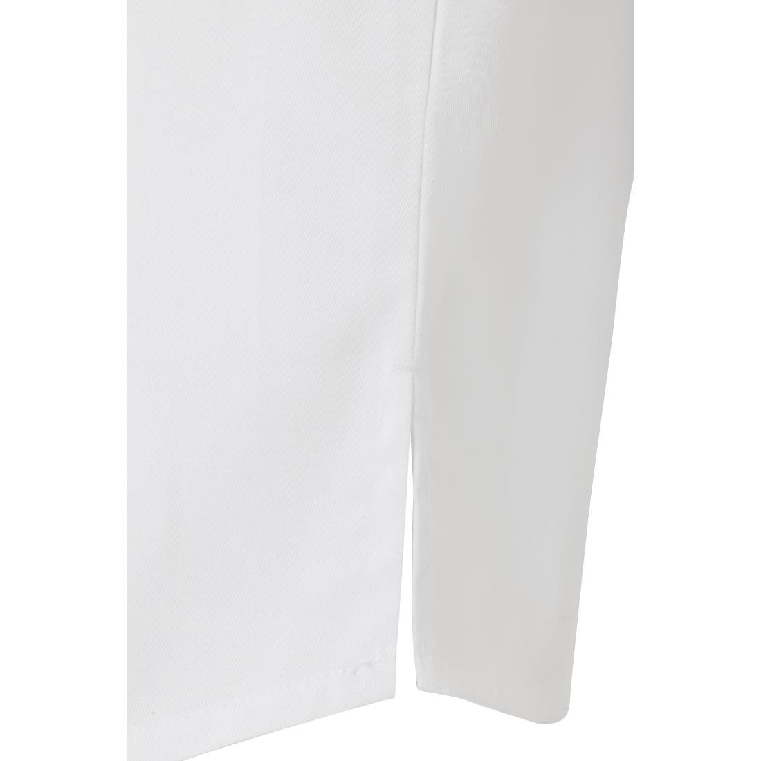 BA116-S Southside Harlem Koksjas Wit Korte Mouw Mesh Maat S