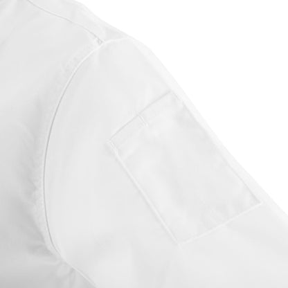 DL711-XXL Whites Chicago unisex koksbuis korte mouw wit XXL