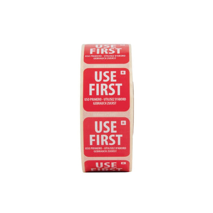 E149 Hygiplas verwijderbare etiketten 'Use First' (1000 stuks)