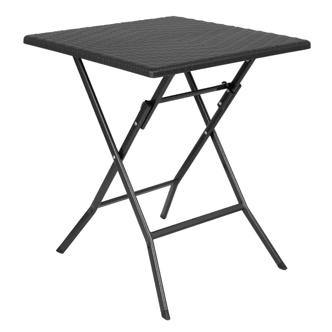 GR772 Bolero Vierkante Inklapbare Tafel Zwart 620mm