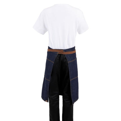 B345 Chef Works Urban Memphis standaard sloof indigo
