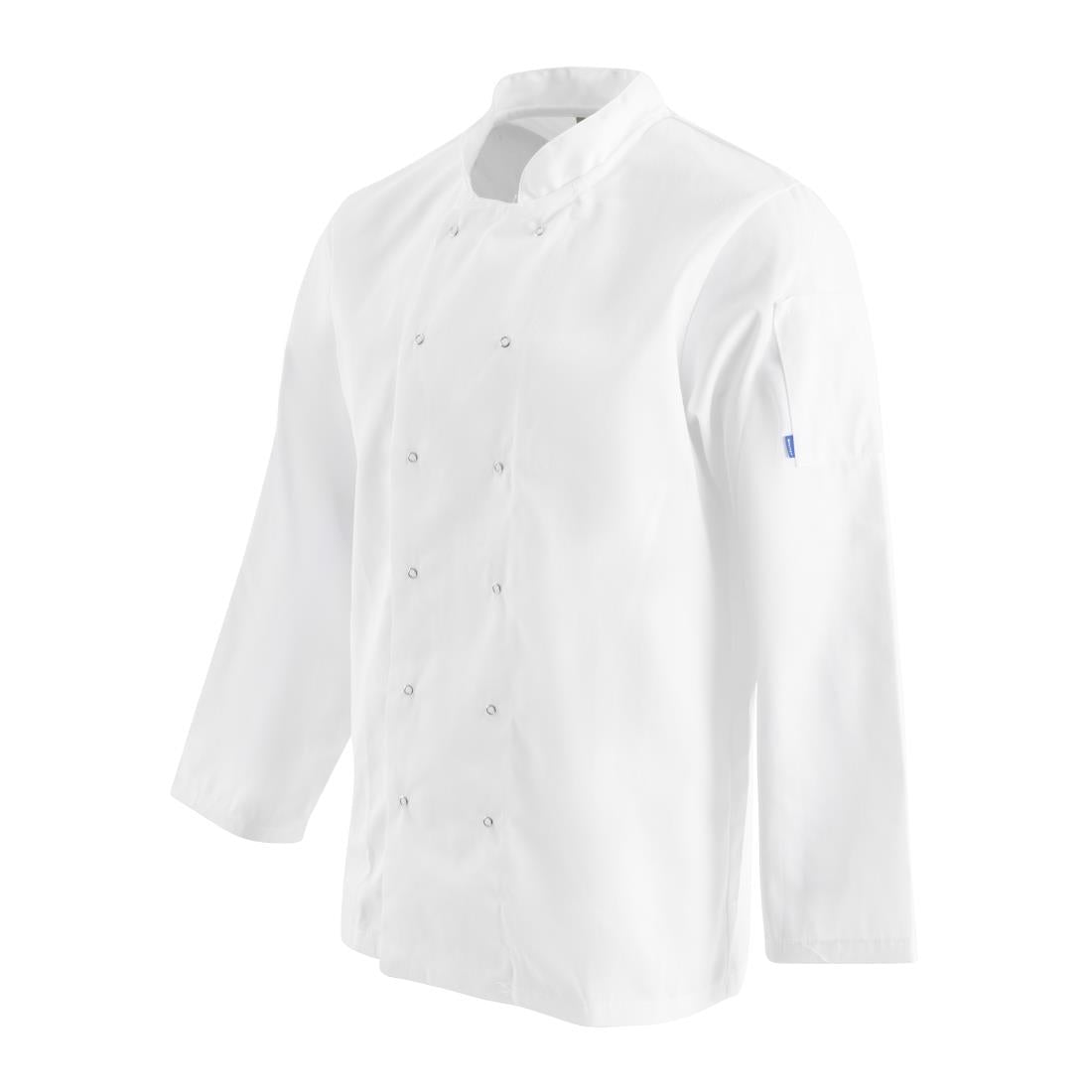 A134-S Whites Vegas koksbuis lange mouw wit S