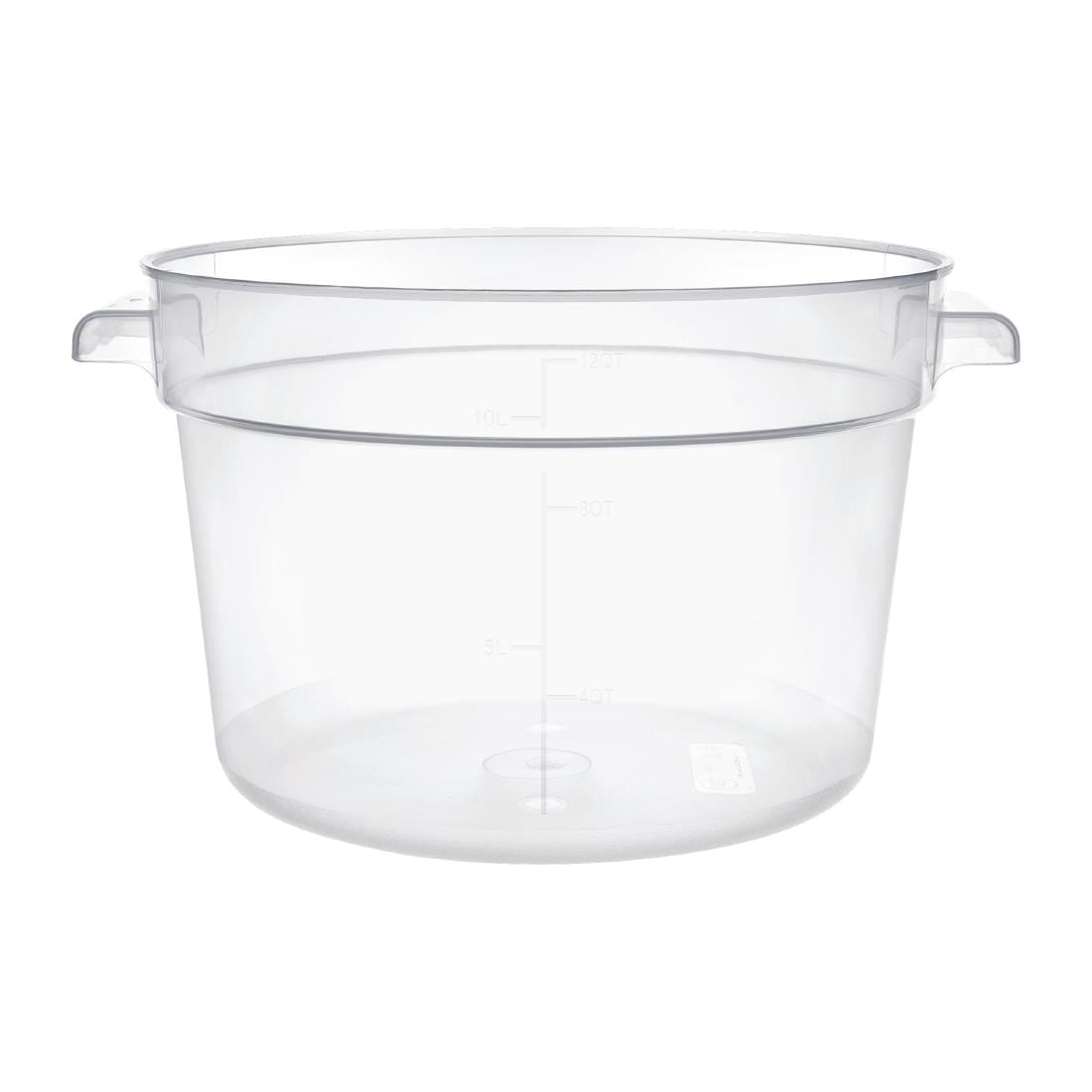 DJ961 Vogue polypropyleen ronde vershoudbak 10Ltr