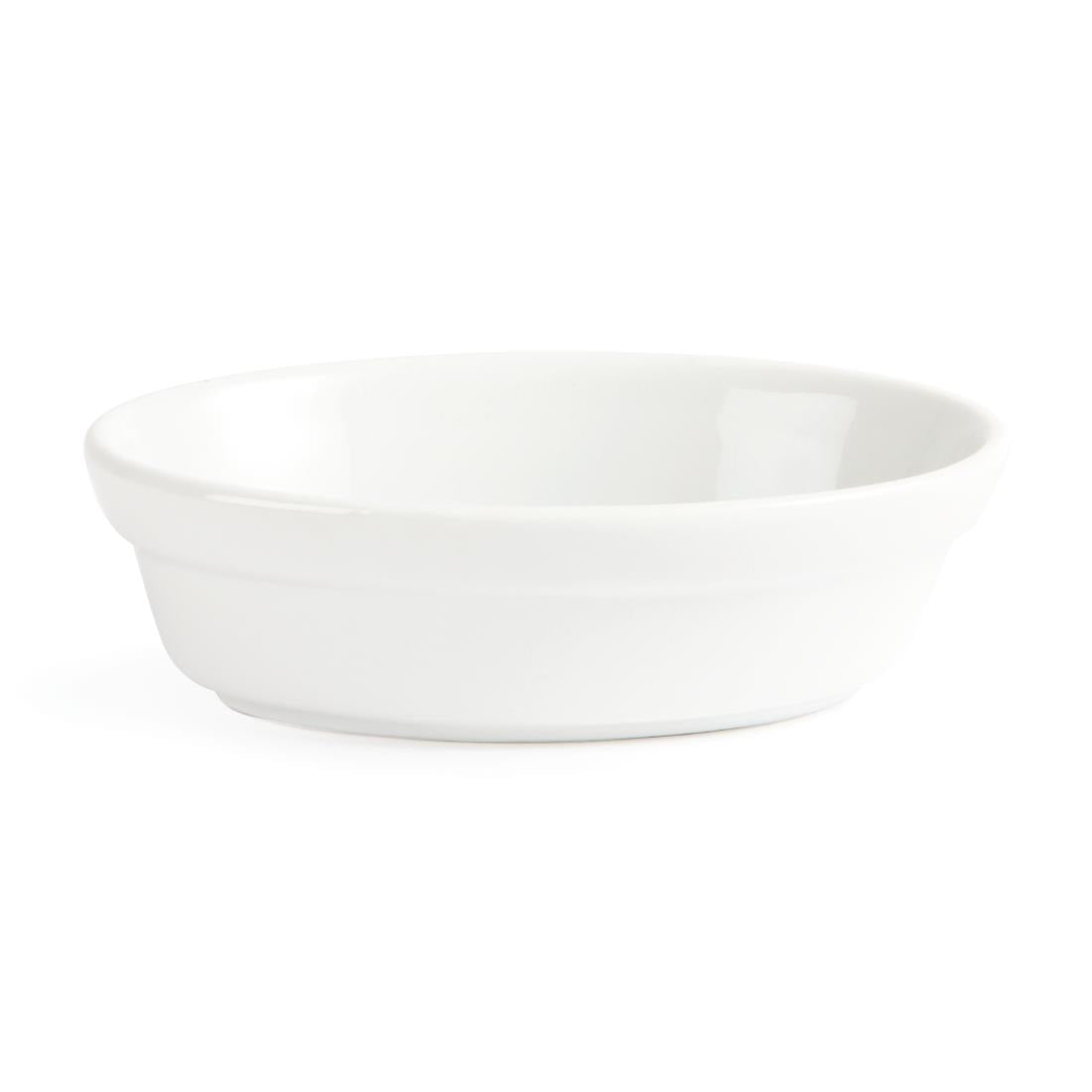 DK806 Olympia Whiteware Ovale Schaaltjes 14,5cm (6 Stuks)