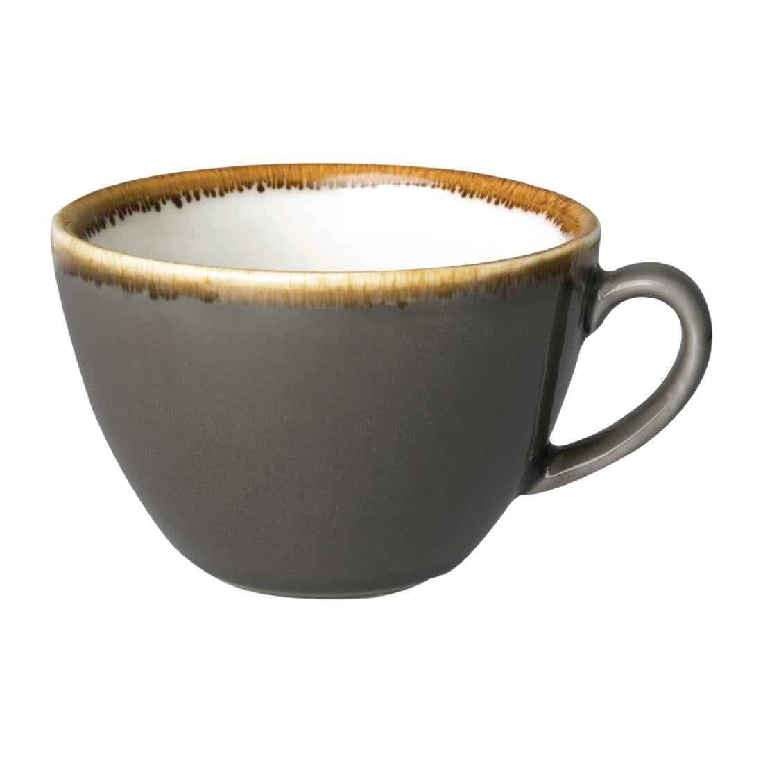 HC392 Olympia Kiln cappuccinokopjes grijs 34cl (6 stuks)