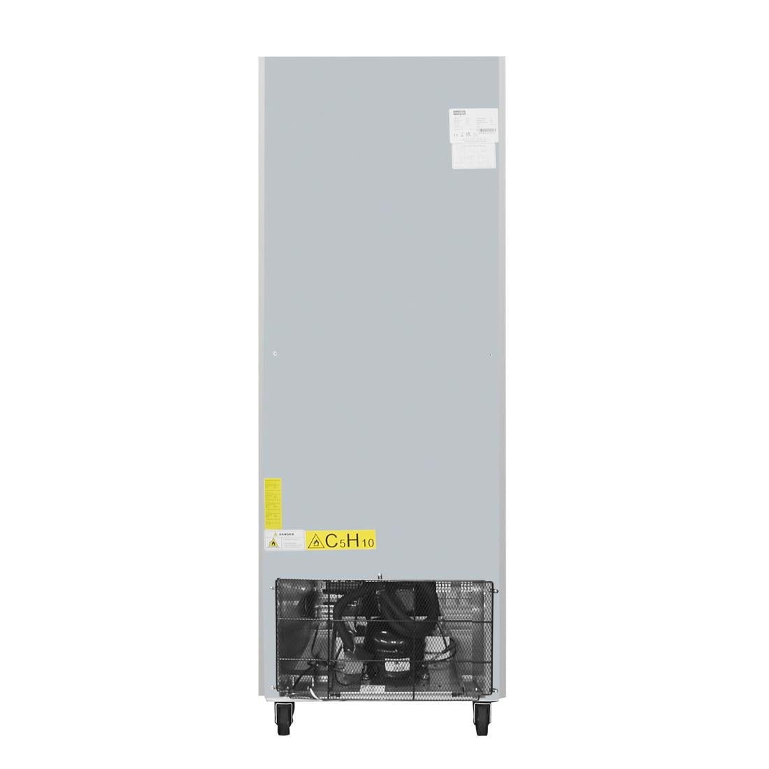 G591 Polar G-serie 1-deurs slimline RVS vriezer 440L