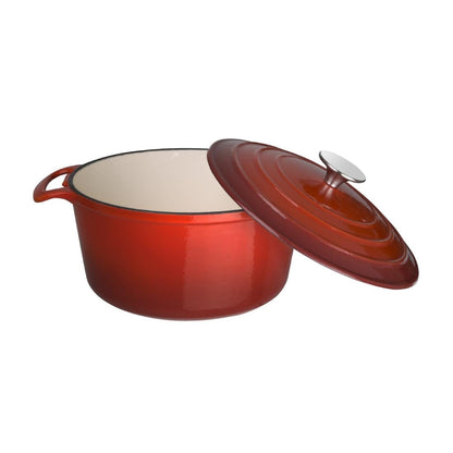 SA727 Vogue Gietijzeren Kookgerei 3-Delige Set - Rood