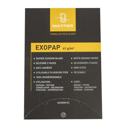 CX520 Matfer Bourgeat Exopap Bakpapier 600 x 400 mm (500 Stuks)