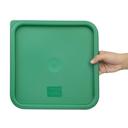 CF048 Hygiplas vierkant deksel groen groot