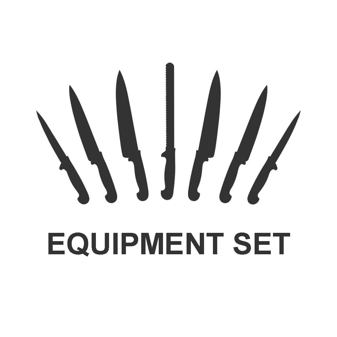 S725 Vogue 6-delige set zachte grip messen