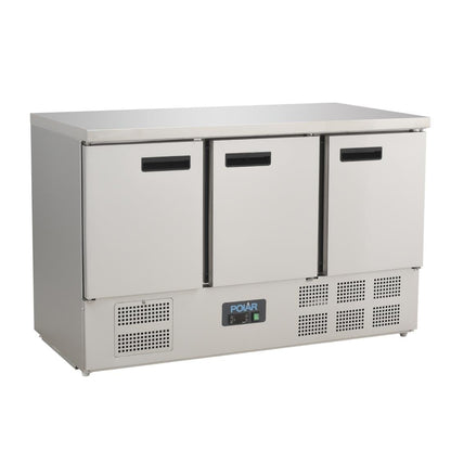 G622 Polar G-serie 3-deurs koelwerkbank 368L