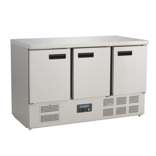 G622 Polar G-serie 3-deurs koelwerkbank 368L