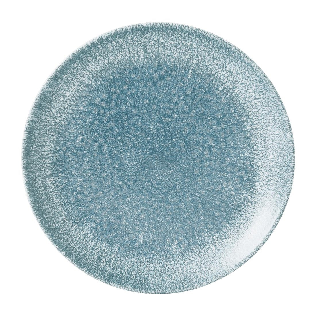 DE885 Churchill Raku Topaz Blue Evolve Coupe Bord 16.5cm (12 stuks)