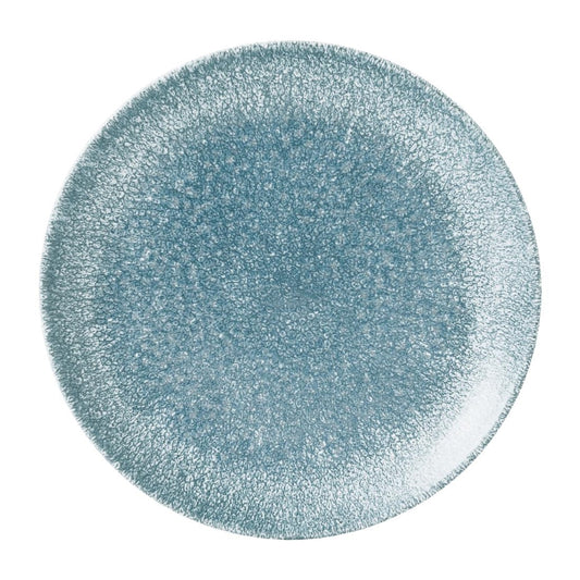 DE885 Churchill Raku Topaz Blue Evolve Coupe Bord 16.5cm (12 stuks)