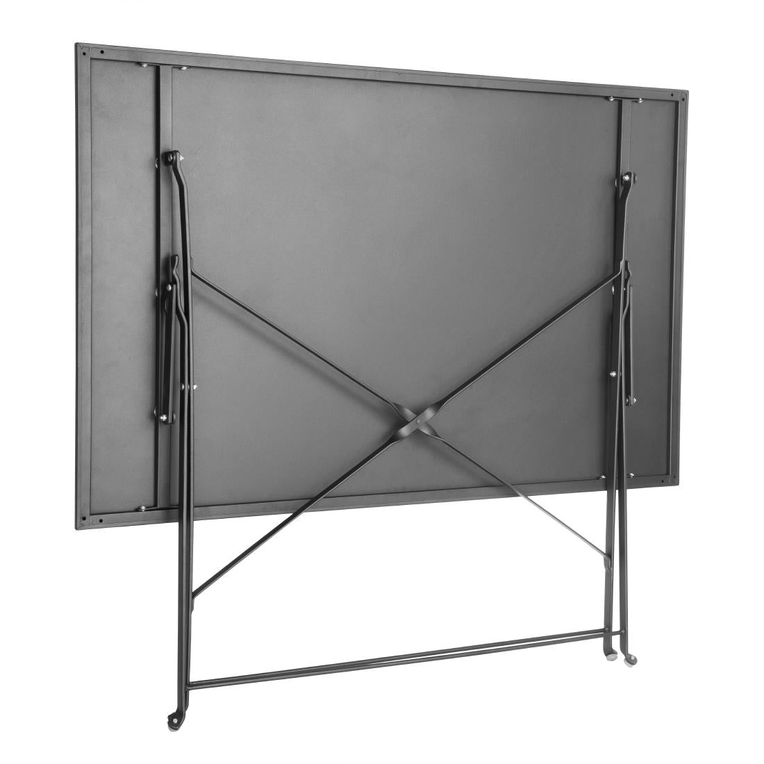 CH968 Bolero Pavement Style Klaptafel Zwart 1100mm x 700mm
