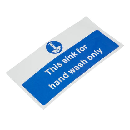L952 Vogue 'Hand wash only' vinyl sticker