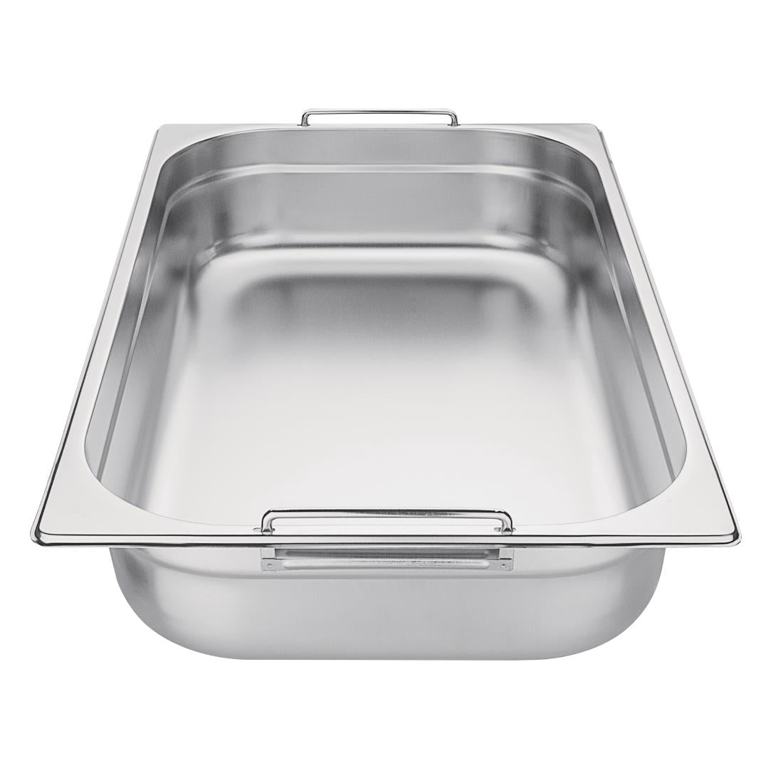 CB179 Vogue RVS GN 1/1 bak met handvatten 10cm
