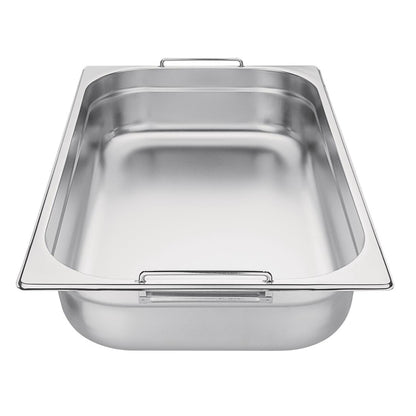 CB179 Vogue RVS GN 1/1 bak met handvatten 10cm