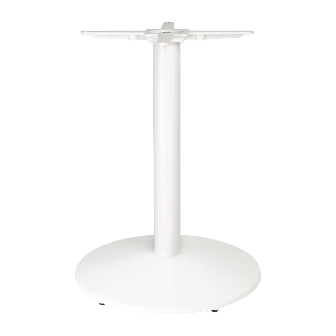FT029 Bolero gietijzeren ronde tafelvoet wit 548(B)x728(H)mm