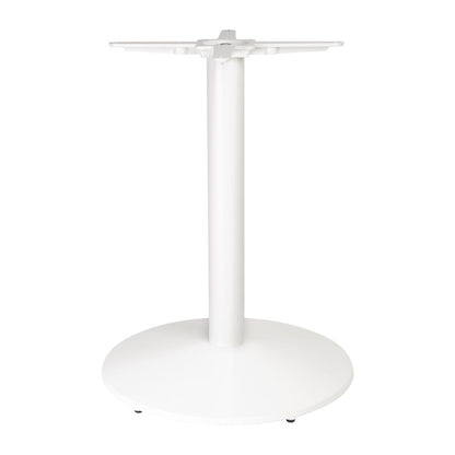 FT029 Bolero gietijzeren ronde tafelvoet wit 548(B)x728(H)mm