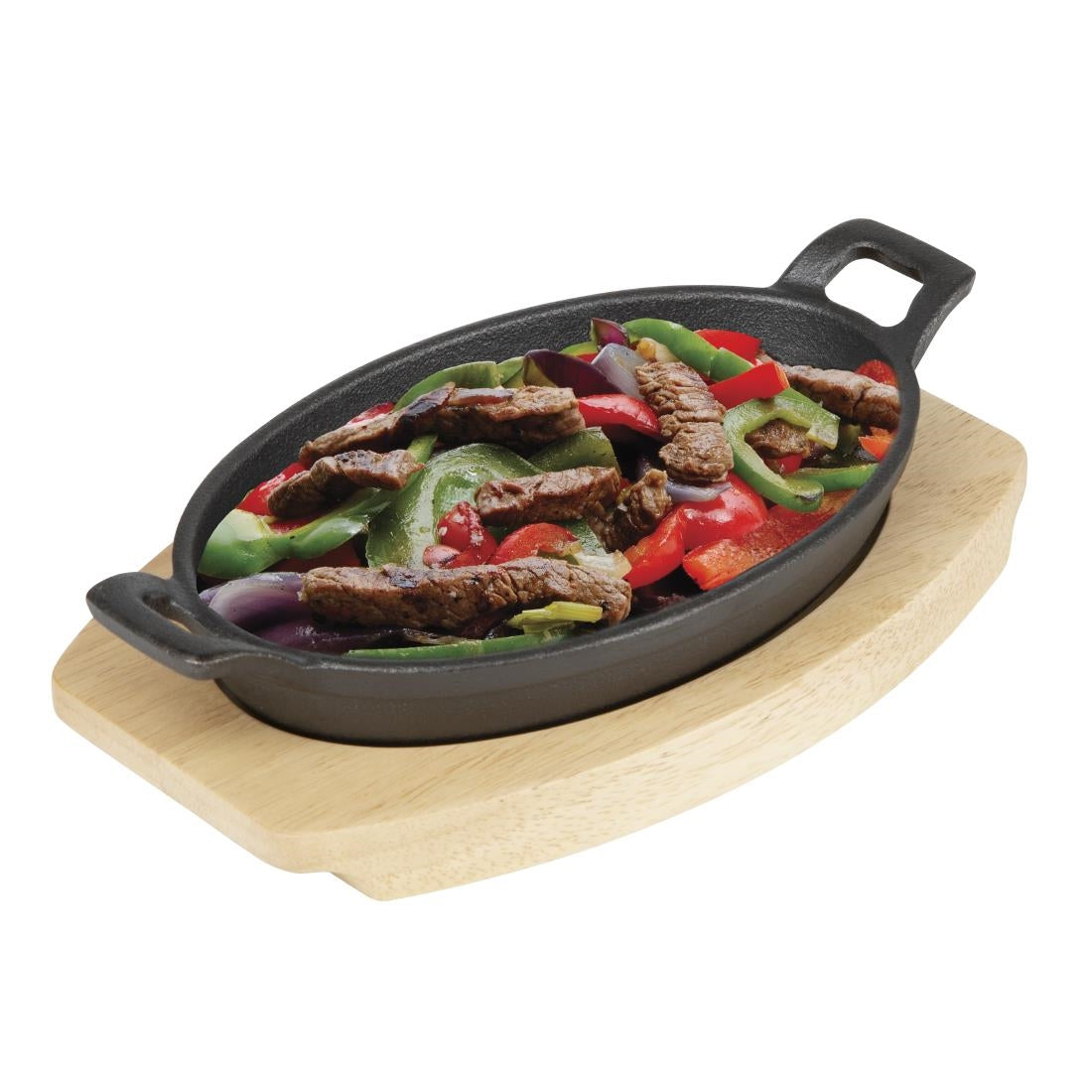 FW978 Olympia Hevea Bord Voor Gietijzeren Ovale Orenschotel 230x135mm Voor Fw818
