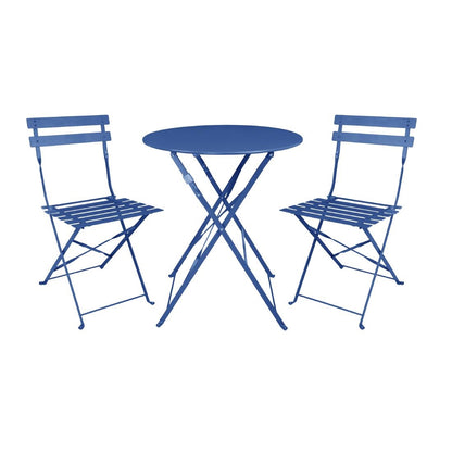 DZ875 Bolero Perth Pavement Style Ronde Tafel Donker Marineblauw
