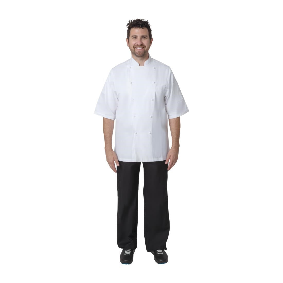 A915-56 Chef Works koksbuis wit maat 56