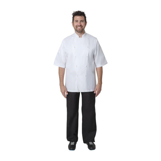 A915-56 Chef Works koksbuis wit maat 56