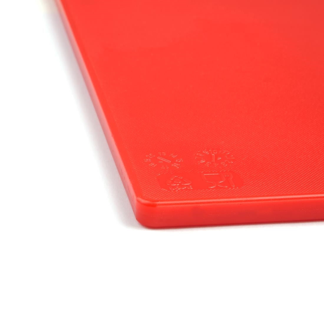 J255 Hygiplas LDPE snijplank rood 450x300x10mm