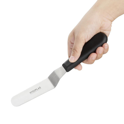 D420 Hygiplas doorgezet paletmes zwart 19cm