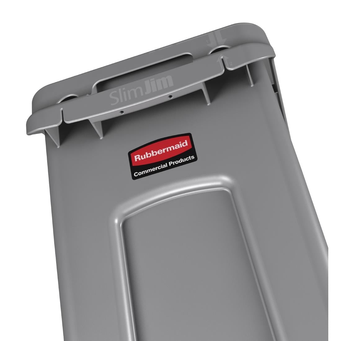 F603 Rubbermaid Slim Jim container met luchtsleuven 60Ltr