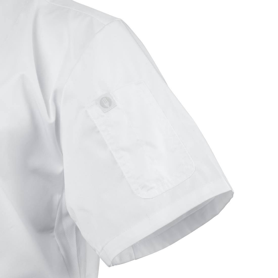 BB669-S Chef Works Cannes Koksbuis Met Korte Mouwen, Maat S
