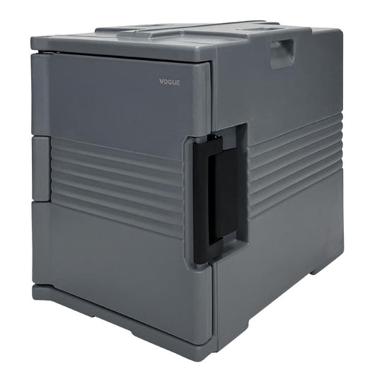 DX993 Vogue Thermo-Box 600 Voorlader Box Zwart Voor GN Bak Afmeting - 465X610x630mm